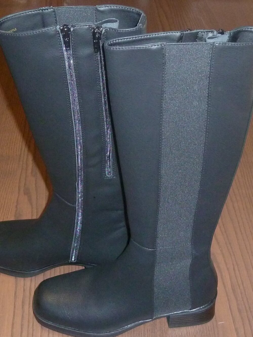 Aerosoles Womens Darlo Flat Heel Black Dress Boots Size 7 M